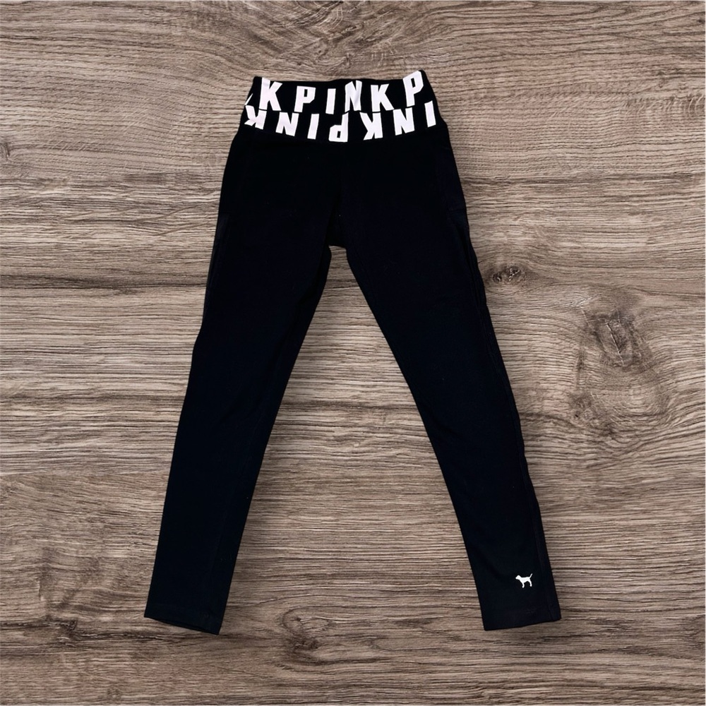 PINK Victoria's Secret Leggings with Sheer Side Pockets